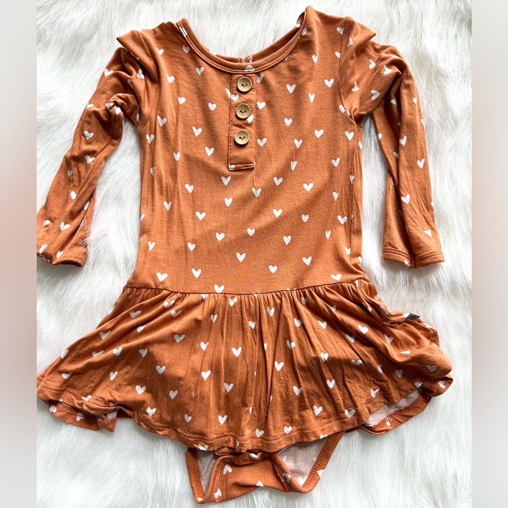 Bums and Roses Ruffle Dress